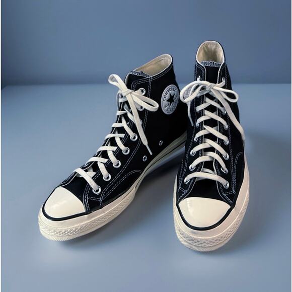 Converse Chuck 70 Hi Top Black Canvas Sneakers Unisex Size Men’s 9